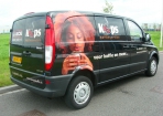 Koops Koffie service reclame auto