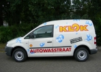 Klok autobelettering