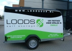 Loods aanhangwagen wrap