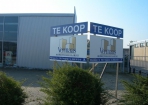 Te koop bord V opstelling