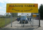 Bakkerij Faber welkomsbord