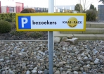 Kaaspack parkeerbordjes