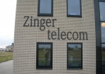 Zinger telecom gevel reclame