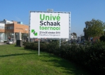 Schaaktoernooi Hoogeveen Spandoek reclame