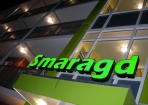 Smaragd lichtreclame led groen